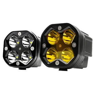 For Equation Leopard 8Passenger Edition LED Fog Lamp A-Pillar Spotlight Off-Road Gun Modified Yellow Light Color Driving Lights