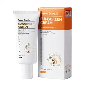 OEM Uva/Uvb Skin Protect Anti-Aging Skincare Whitening Cream Sundown Spf50+ Sunblock for Face and Body Sunscreen Spf 50 Korean