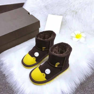 China wholesale kids winter snow ankle boots for children winter girls cute fur boots shoes for kids baby - Image 6