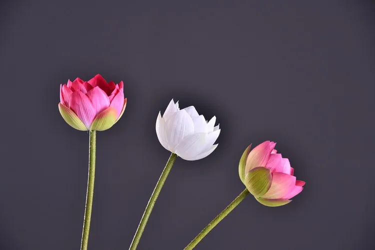 Wholesale Artificial Silk Lotus Flowers For Buddha Temple Pool Pond Home Decoration Buy Lotus