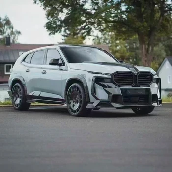 For 2023 BMW XM High Quality Dry Carbon Fiber Body Kit Front Lip Hood Real Lip Top Tail for 2024 2025 Models Ms Style Bumper Lip
