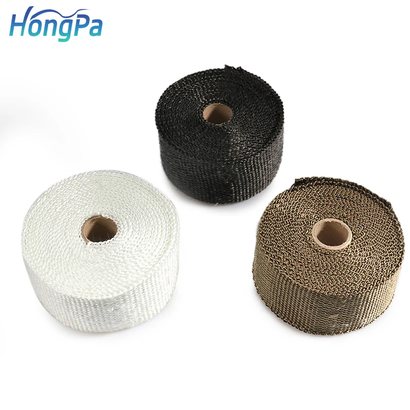 5m Fiberglass Heat Exhaust Wrap Roll Durable Heat Shield Tape For Motorcycle Car Turbo Intake Manifold With 10 Ties, Heat Insulation From Renhuai888, $28.9