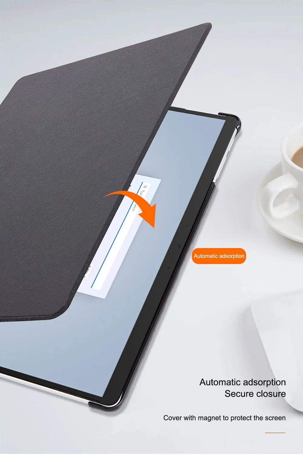 Pure Colour Tablet Case For Surface Pro 9 8 7 6 5 4 Go 3 2 With Hand Grip Strap Simple Business Anti Drop Scratch Pbk213 Laudtec supplier