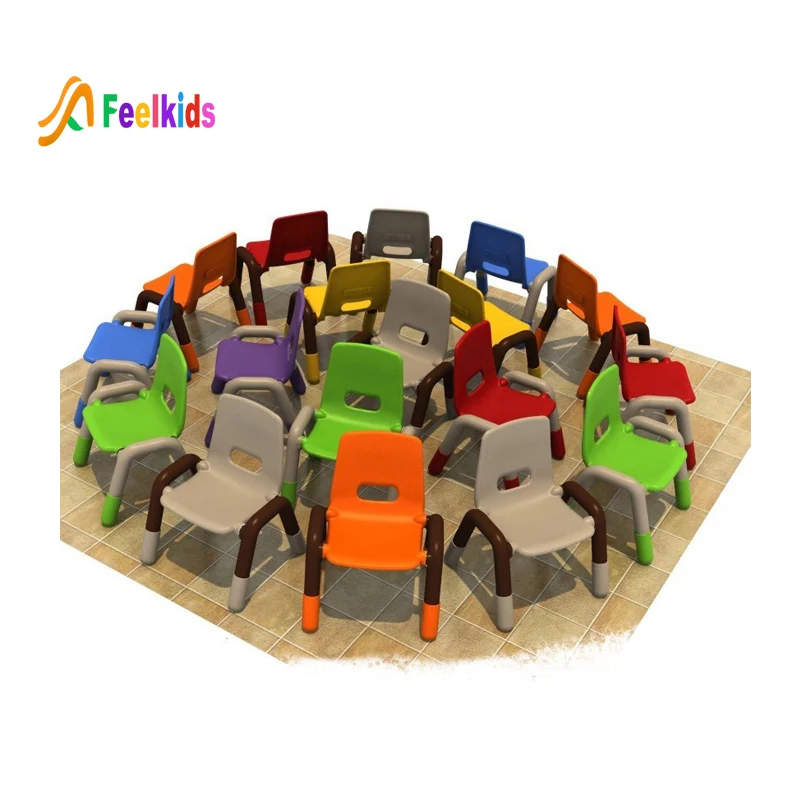 Healthy Colorful Kindergarten Nursery Plastic Chair for Kids Baby Cute Furniture Preschool Set