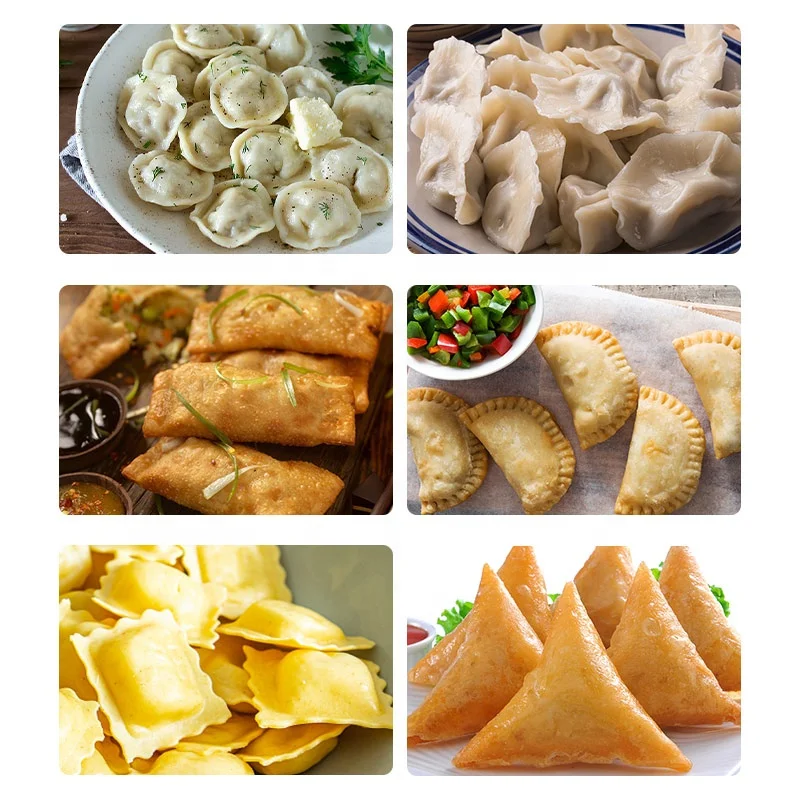 Automatic Mach Momo Gh 100 Dumpling Samosa Dimsum Chinois a Cappelletti Ravioli Make Process Machine with Egg