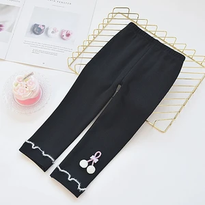 Winter Children Trousers Girls Fleece Lined Leggings Thick Pants Footless Velvet Tights Warm Clothes for Kid