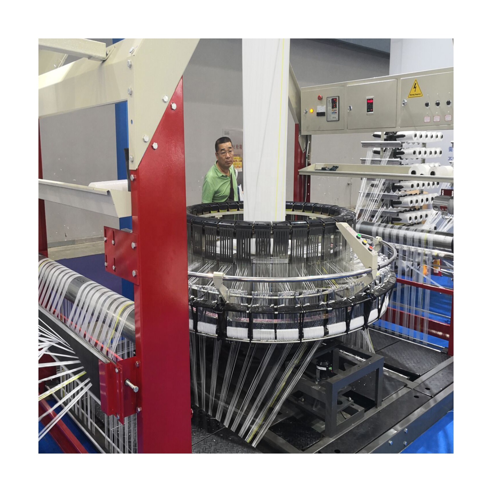 Высокая скорость, низкая цена, автоматическая полная линия ПП тканых мешков, машины для производства мешков