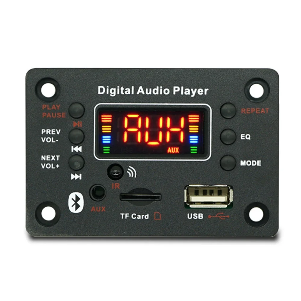 12V Wireless Bluetooth 5.0 MP3 WMA Decoder Board Car Audio USB TF