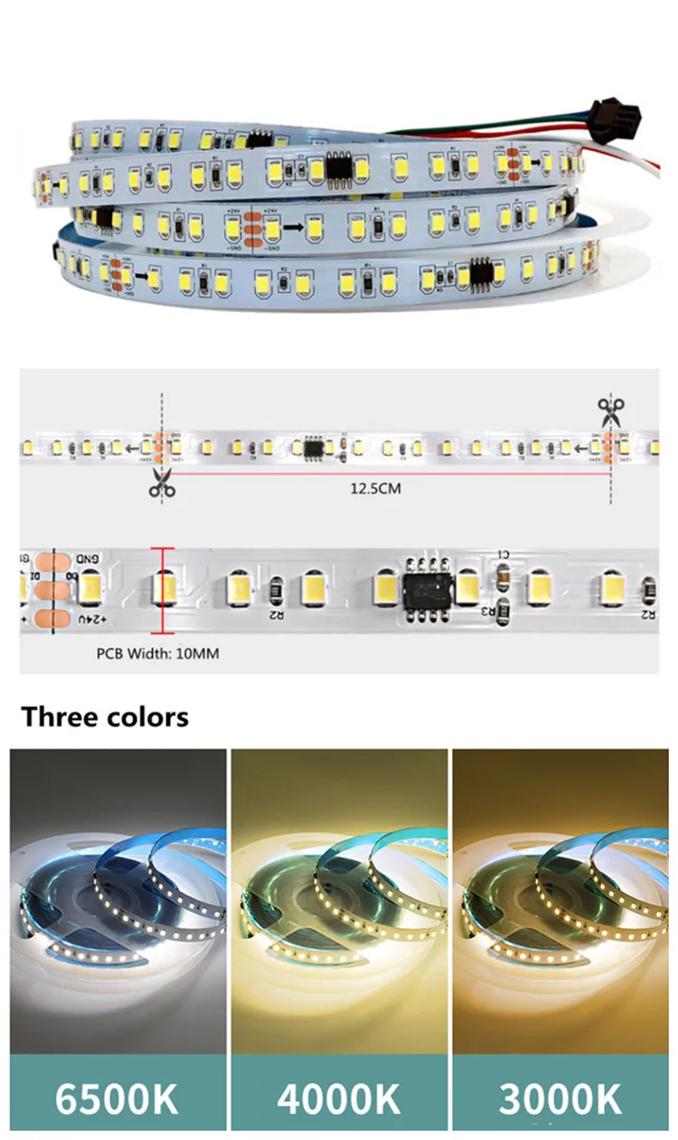 24v Led Running Strip Smd2835 Drl Daytime Running Light Strip Flexible