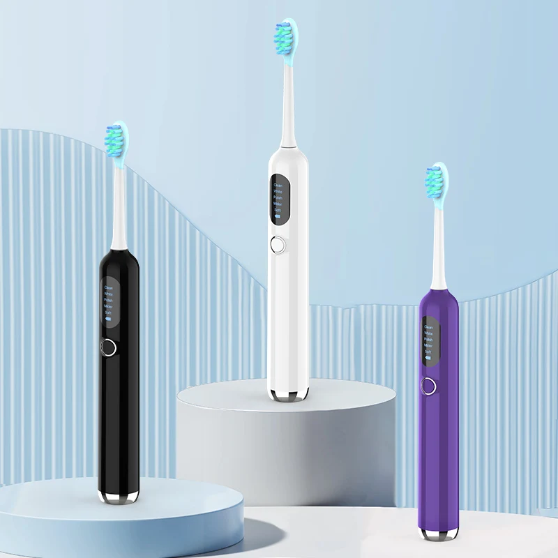 Sonic Adult Electric Toothbrush 5 Cleaning Modes IPX7 Waterproof Belt 30 Seconds Change Zone Reminder