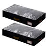Medium-sized bed base - Black 2-pack