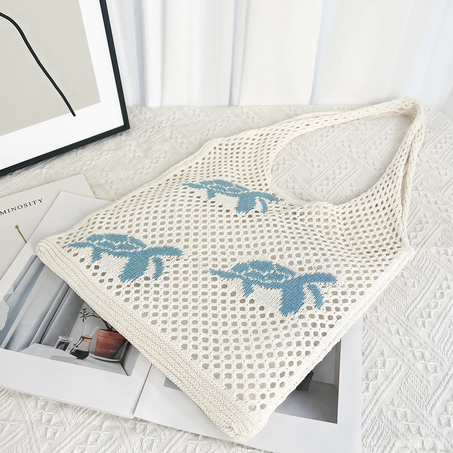 ☆人気☆【TheOpen Product】☆SEA COLLECTION KNITTED BA.G☆ ☆人気☆【TheOpen Product】☆SEA COLLECTION KNITTED BA.G