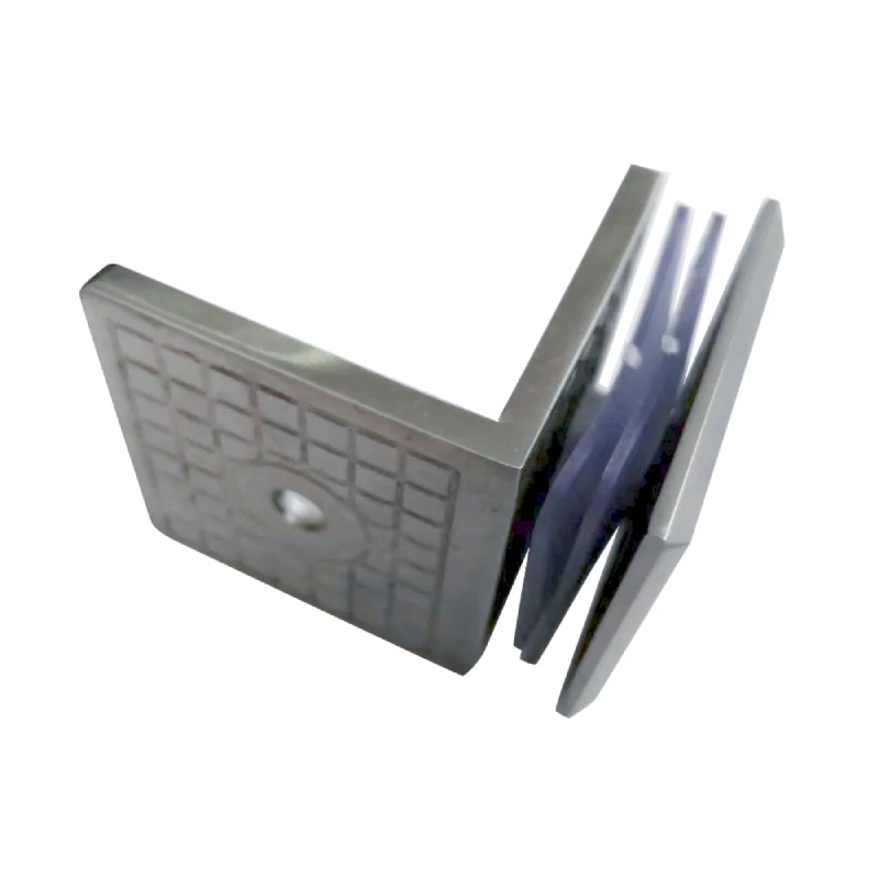 Kensharp Wall to Glass 90 Degree L Type Glass Connectors Shower Glass Door Clamp