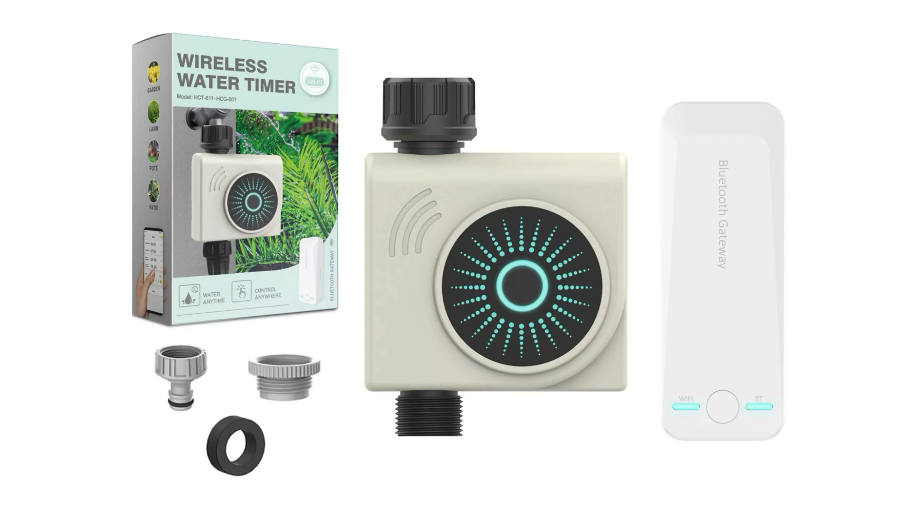 Digital Wifi Water Timer Smart Sprinkler For Outdoor Garden Wireless