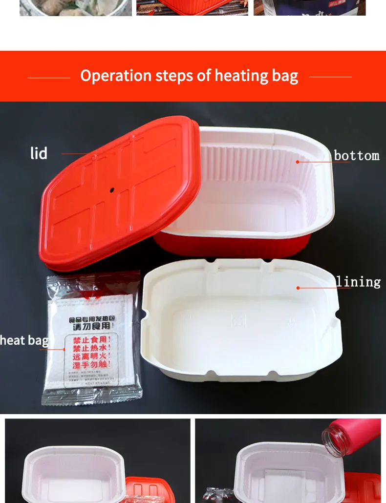Professional Box Food Self Heating Heat Packs Selfheating Pack Buy