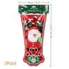 Pelota de tenis de Papá Noel + Juguete de piel de Papá Noel + Cuerda para masticar]