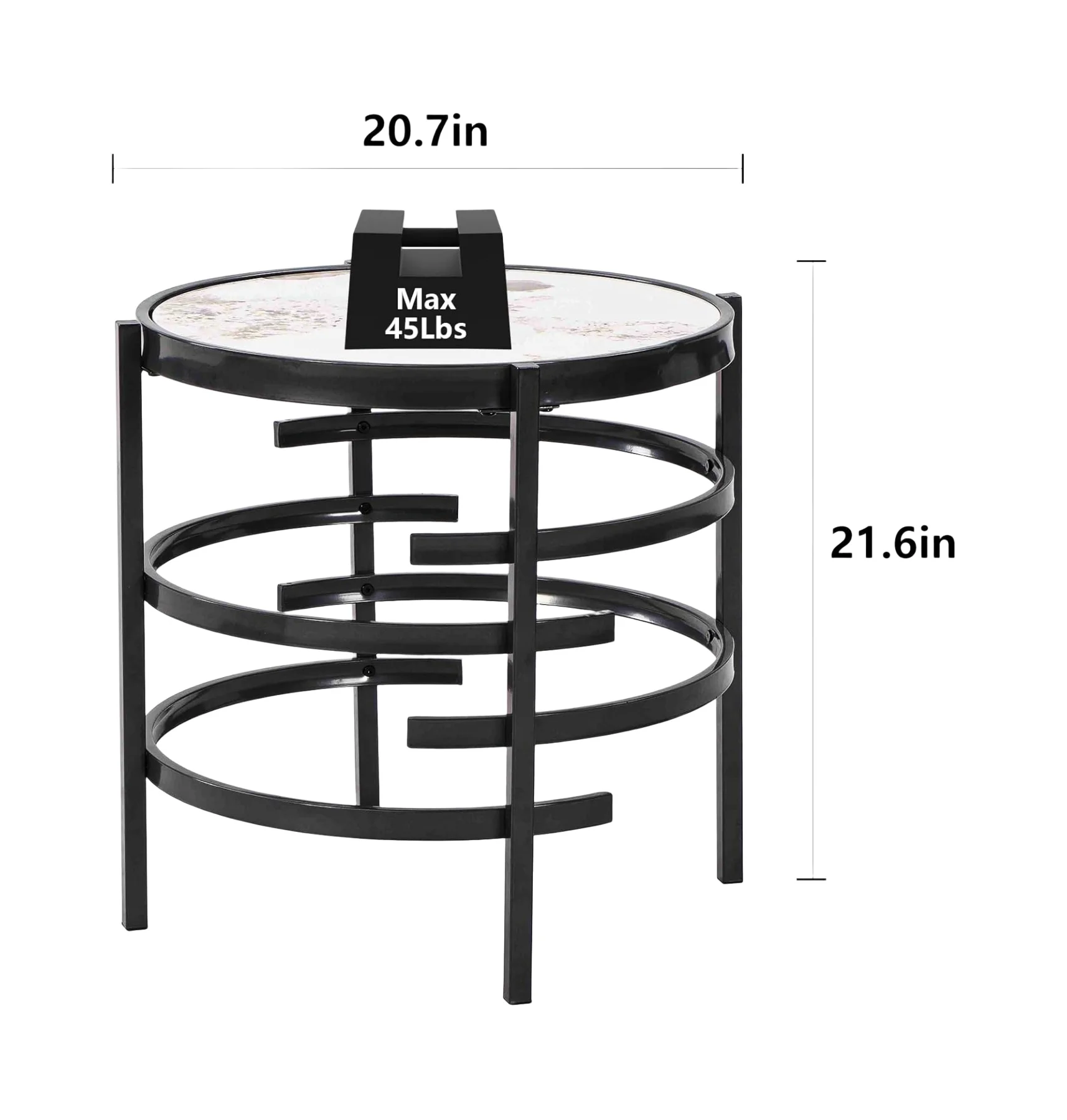 Circular Originality Turkish Furniture Coffee Table Easy Assembly Unique Coffee Table Luxurious  Fair Price Coffee Tables