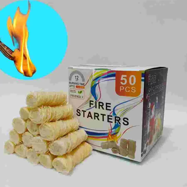 Eco-Friendly Natural Wood Firelighters for BBQ Eco-Criendly Lighting Tool