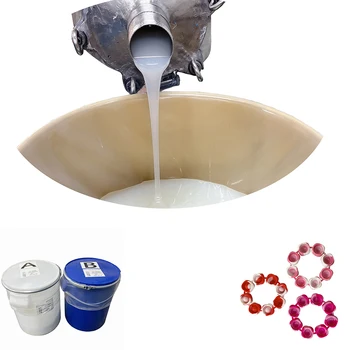 Short Curing Time Self-Lubricated Pouring Perfusion Gas Phase Liquid Silicone Rubber for Auto Parts