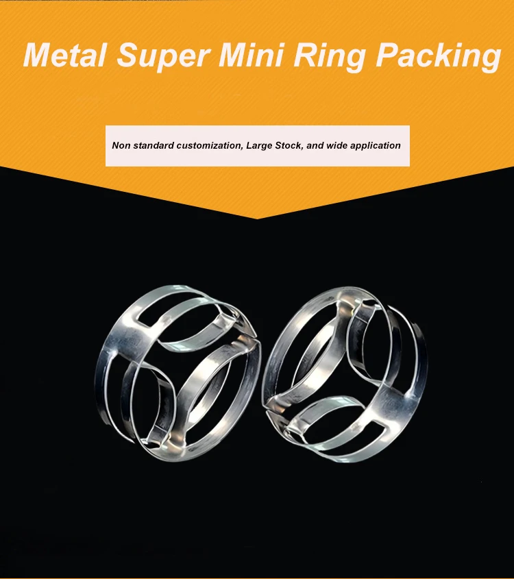 Smr Rings Packing Zhongci High Quality Scrubber Tower SMR Packing SS316L Metal Super Mini ...