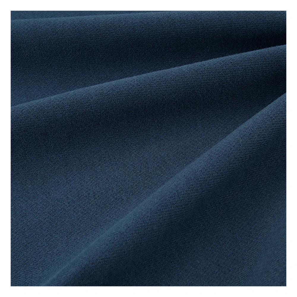 cotton single jersey fabric navy dark color plain dyed textile