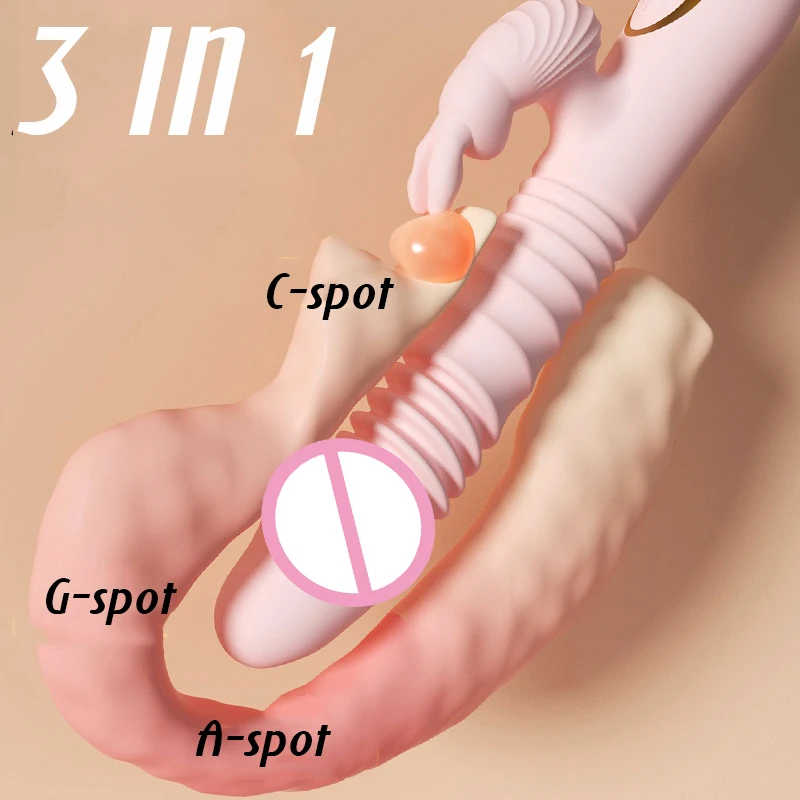 Usb Rechargeable Thrusting Rabbit Vibrator Adult Sex Toys Small Vibrating  Bullet Vibrator Egg Women