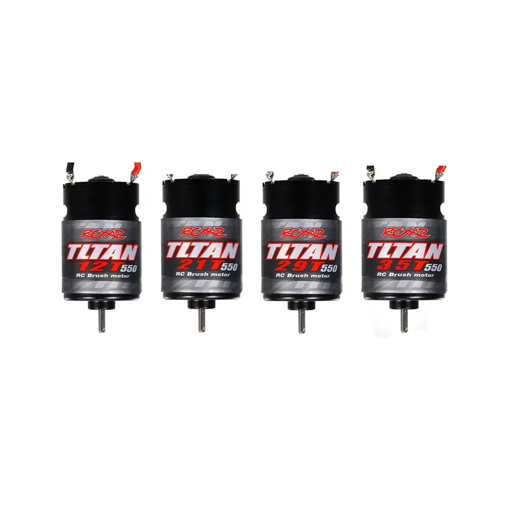 VGEBY MoteurBalais RC, Moteur à Balais 550 360A, Contrôleur de Vitesse électronique brossé ESC adapté pour MoteurBalais de Voiture 1/10 RC (12T