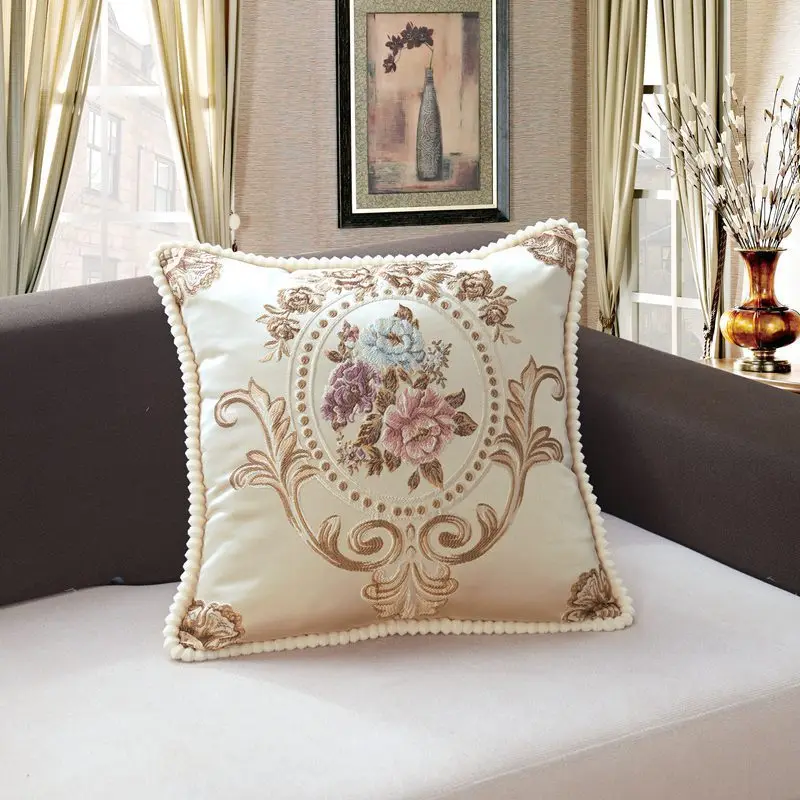 Aoyatex Chinese style series classical pillow lunch break sofa pillow embroidered headboard cushion wholesale court style details