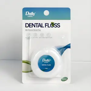 Satin Dental Floss with Candelilla Wax 25m/50m Mint PTFE Floss