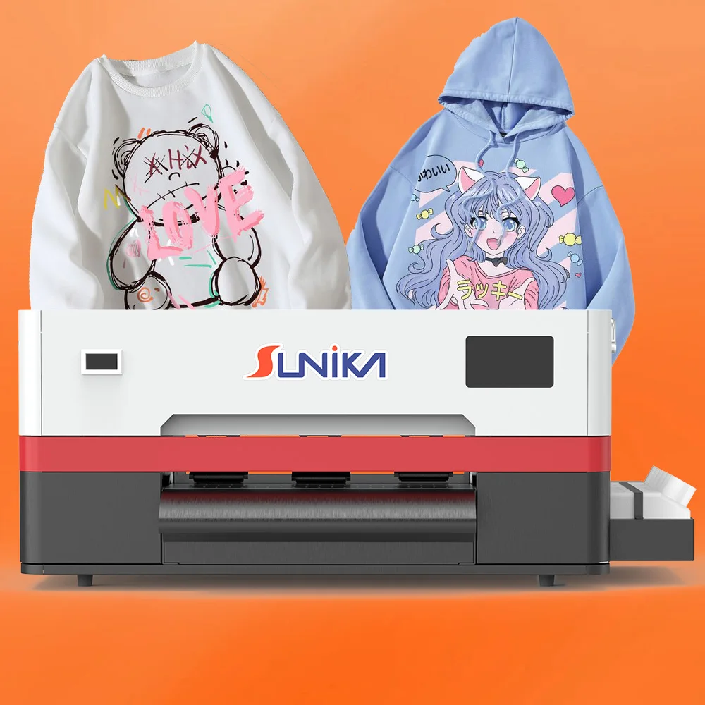 30cm Dtf Printer Xp600 A3 T-Shirt Cloth epson Print Dtf Inkjet Printer Dtf  T-shirt Printing Machine for Sale