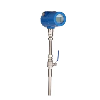 digital display Compressed air thermal mass gas flow meter flange connection flowmeter