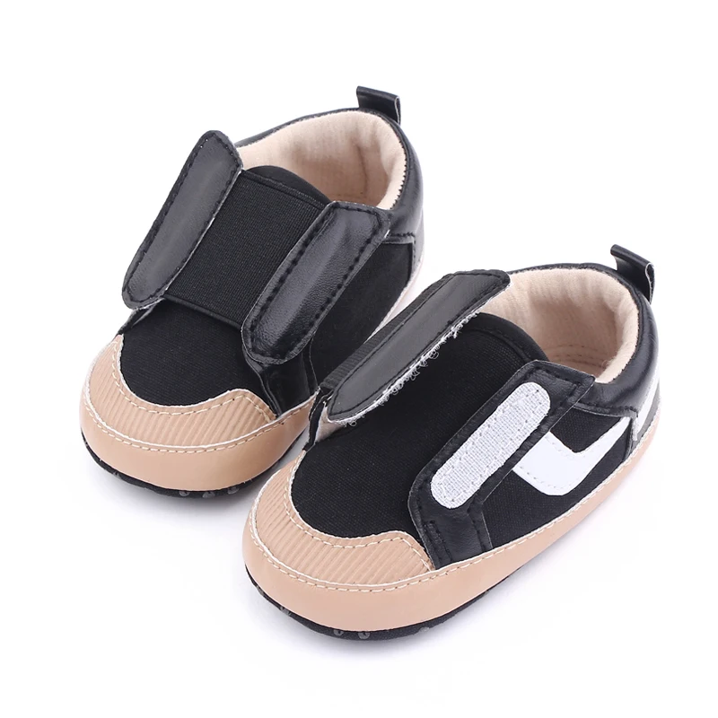 High Quality Hook&loop Canvas Toddler Boys and Girls Shoes 0-18 Months 2022 details
