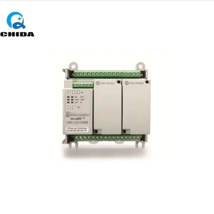 PLC 2080-LC20-20QBB Micro820 20 I/O ENet/IP Controller factory