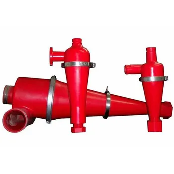 Custom Ceramic Lining Polyurethane 4" or 5" Cones Desilter Drilling Equipment Support for Oil Field