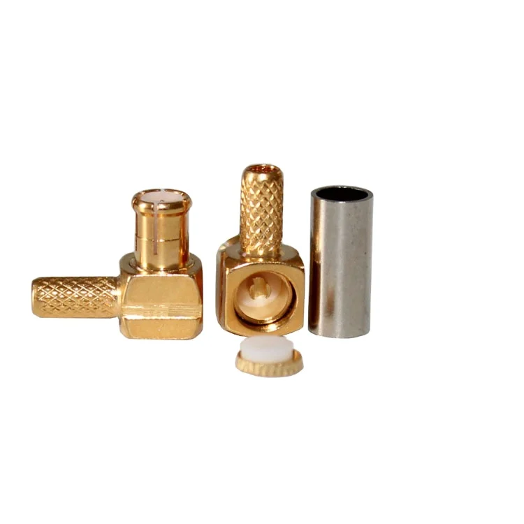 Coaxial Connector MCX-C-JW1.5 Manufacturer Supply Right Angle MCX Male Connector Crimp RG316