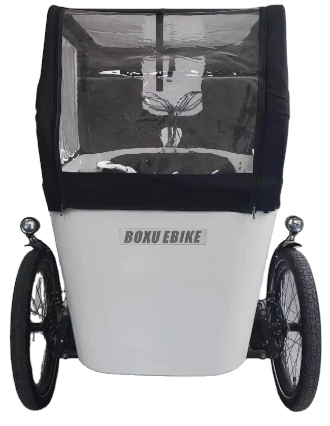 Swing balance  CE Approved 2022 3 Wheels Electric Kids Carry Family Tricycles Adult Cargo Bike Bicycle