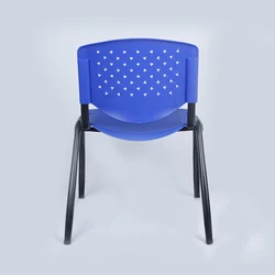 Офисные стулья для конференций, пластиковое тренировочное кресло, металлические ножки, стул без колес