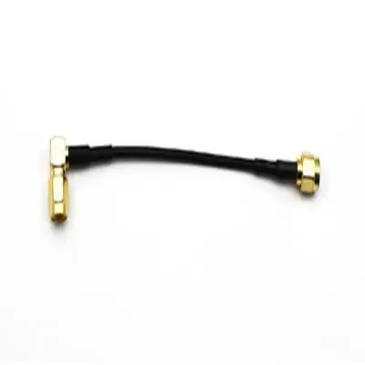 RF Cable Assembly CUSTOMIZED Length SMA Right Angle Male to SMA Male for RG174 Jumper Cable