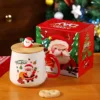 Couvercle en bois, tasse individuelle, boîte couleur - modèle senior B