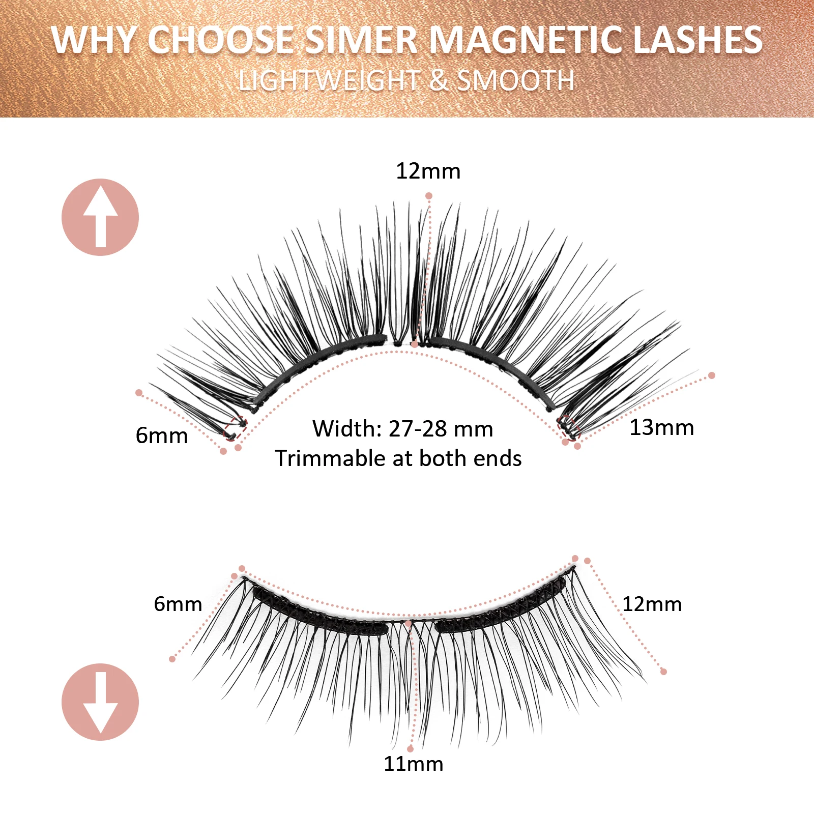 Simer Provide Label 3d Eyelashes With Eyeliner Wholesale Lash Packaging Box 10