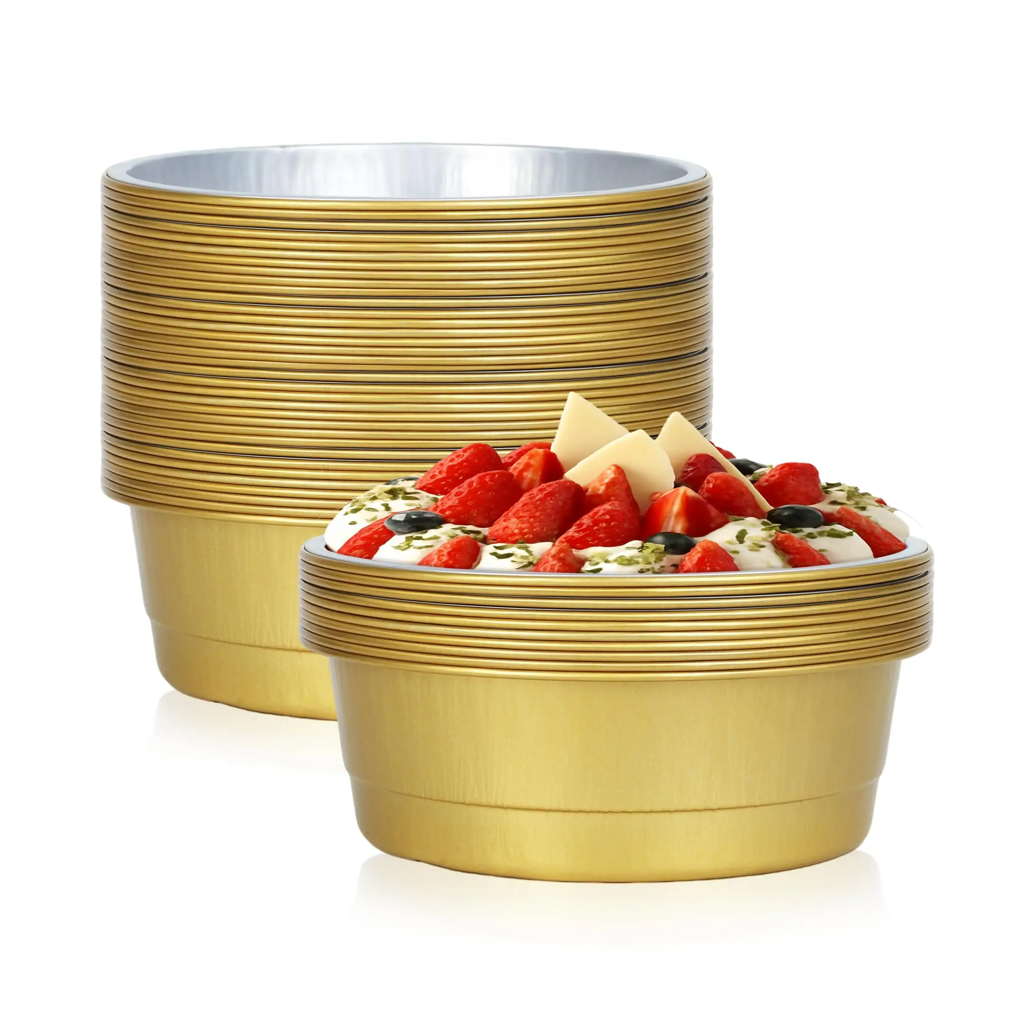 Wholesale High Quality Heat Preservation Fresh Locking Aluminum Foil Paper Bowl Food Container