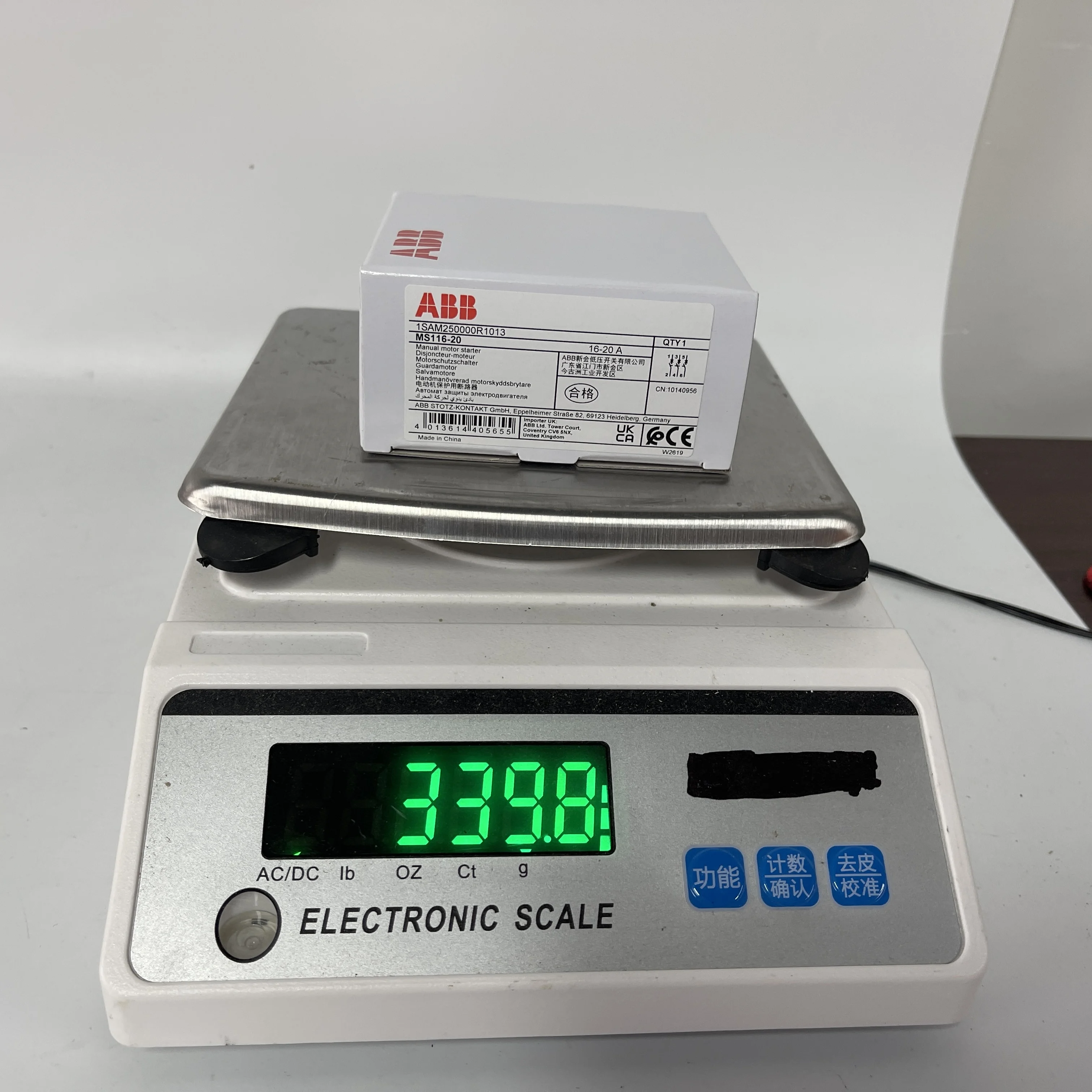 ABB Manual Motor Starter MS116-20 1SAM250000R1013 ABB Manual Motor Starter MS116-20 1SAM250000R1013