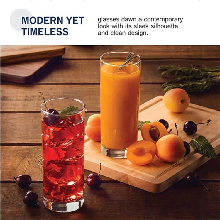 2023 Top Selling Crystal Glass Cup Cocktail Glasses High Ball Glass Beer Glass Cup Bar Glassware