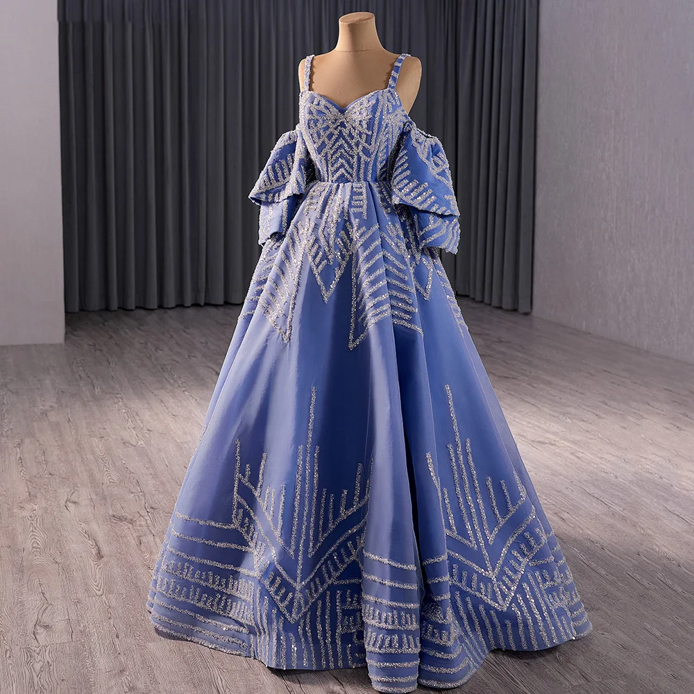 Formal Prom Dresses Gowns - Luxury Crystal Dubai Evening Dress