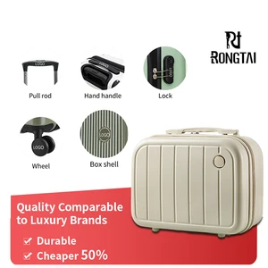 High Quality Women's Floral Letter Printed Cosmetic Bag Customizable Portable Business Travel Organizer Fashionable Zipper Daily