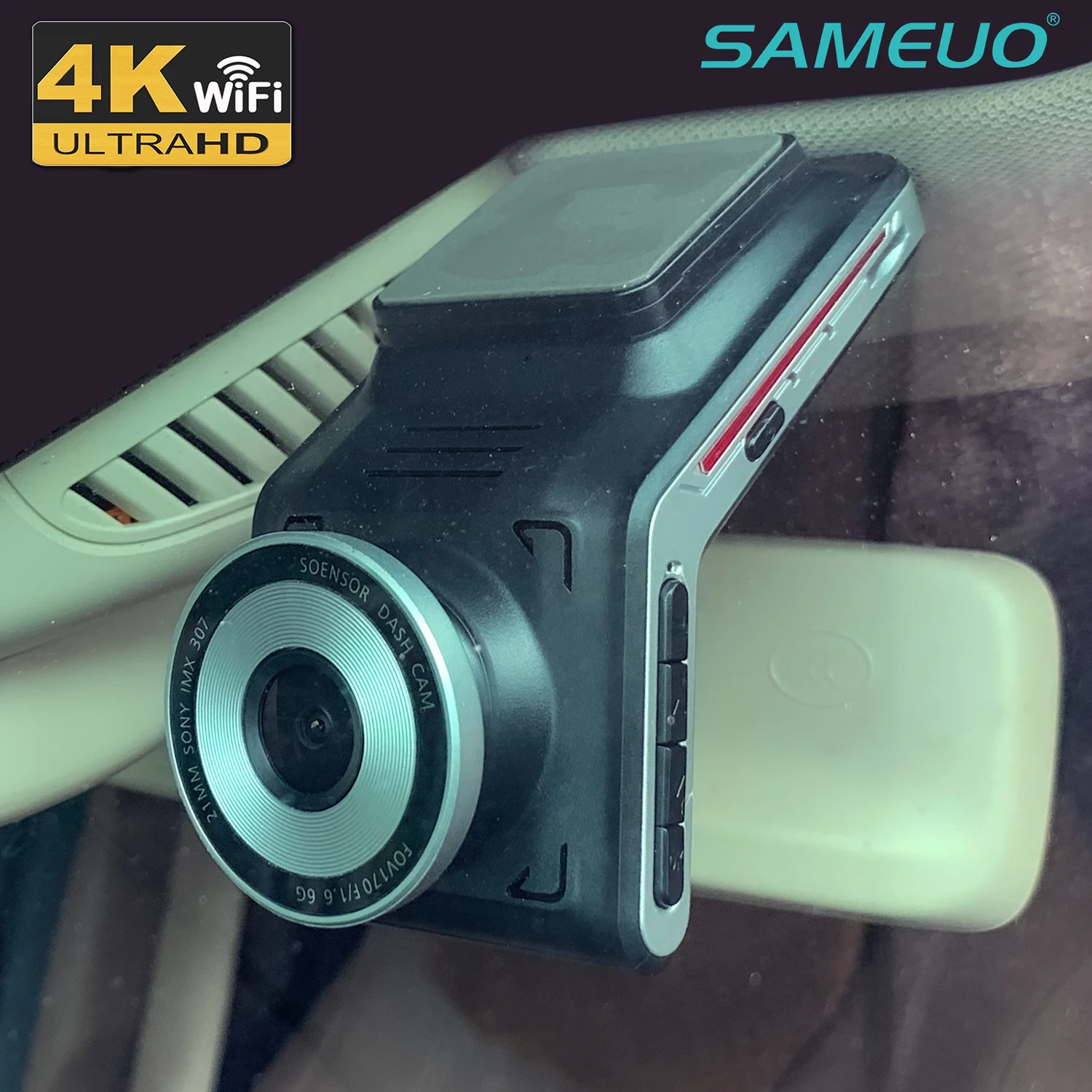 Sameuo U2000 dash cam front and rear 4k 2160P 2 camera CAR dvr