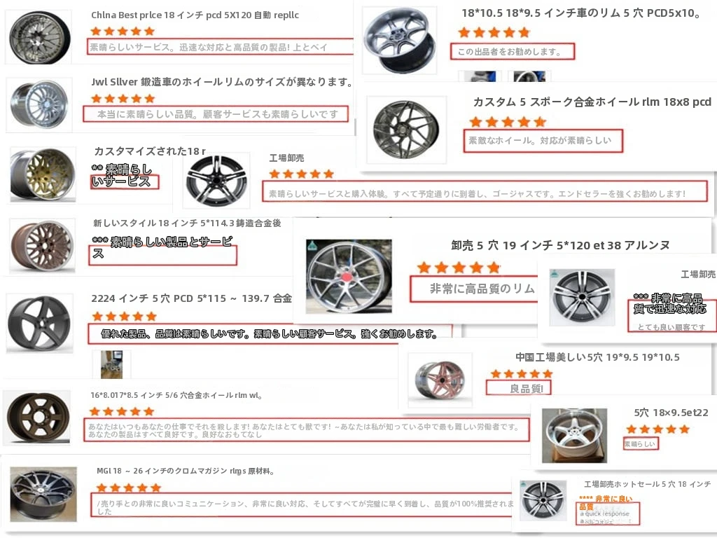 クラシックデザイン5x127 20in 22インチ2ピースフォルジャートワイヤー