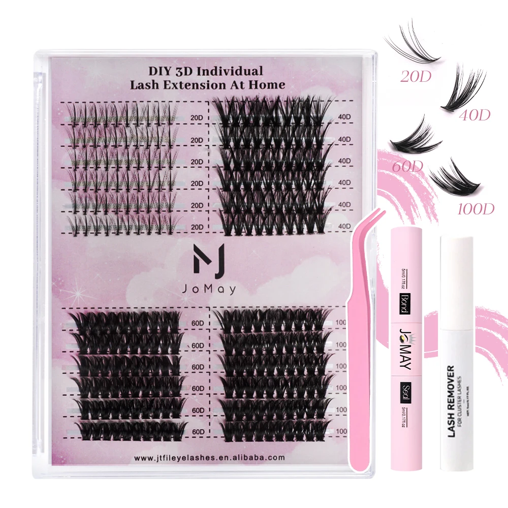 Wispy Lash Clusters – Einzelwimpern In C-Curl, 11-16 Mm Für Natürlichen Look