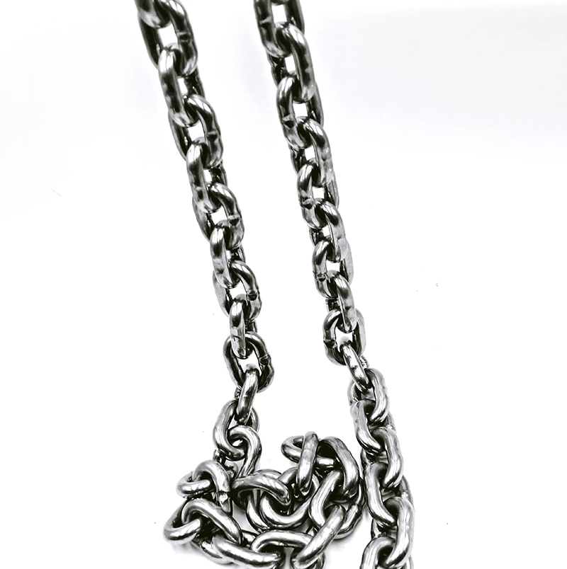 product customized din766 standard 316 stainless steel mirror polished 8mm anchor chain-3