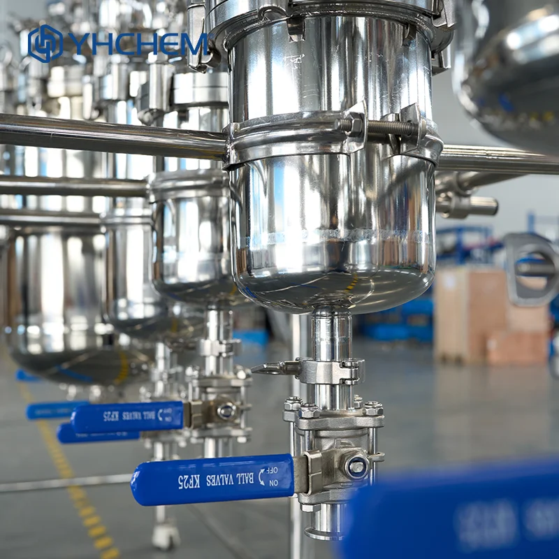 Solvent Recovery Fractional Distillation Tower Continuous Feed Stainless Steel Distillation Column Tower